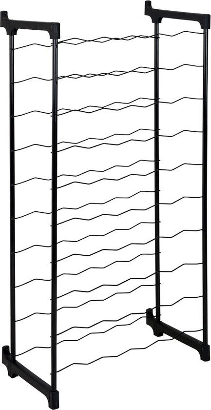 Metaltex Tomado Metaltex Barbera Wijnrek - 50 flessen - Zwart