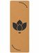 Tapis de yoga en liège 61x183 cm avec impression LOTUS ORBIT pour yoga, fitness et pilates