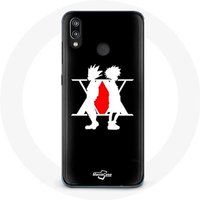 Maniacase Hoesje voor Huawei P20 Lite Hunter x Hunter Manga Logo Zwarte Achtergrond
