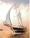 Wizardi Dia paint WD227 - Yacht 38x48 cm