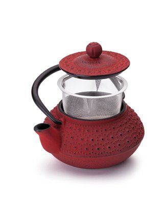 Ibili Hanoi - Theepot - 300 ml - Rood - Gietijzer
