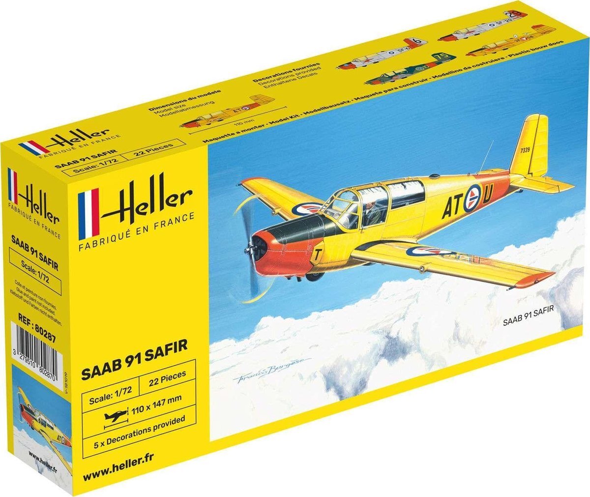 Heller 1:72 80287 SAFIR 91 Plastic kit