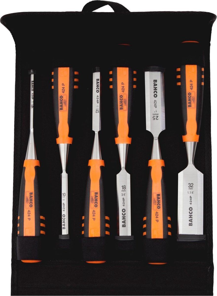 Bahco Steekbeitelset 6 Dlg. 424P-S6-Pp