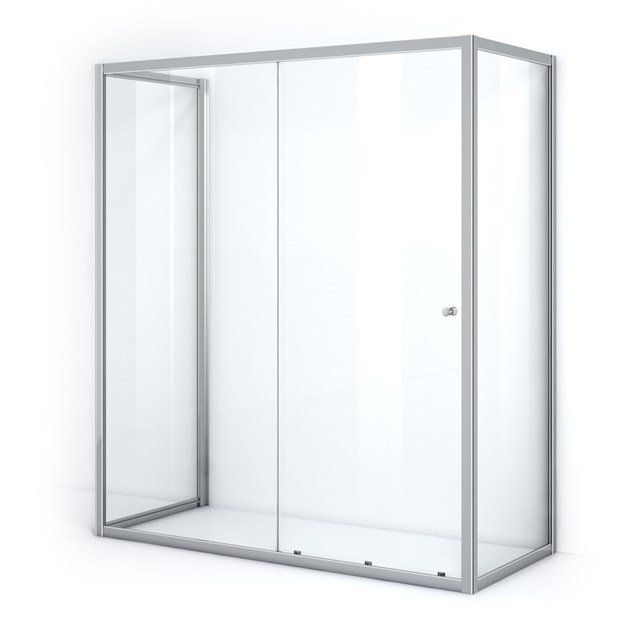 Maxaro Douchecabine Ruby Allure Helder 180x80cm met Schuifdeur