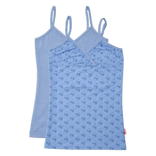 Claesen's Girls Singlet 2-Pack Blueberry
