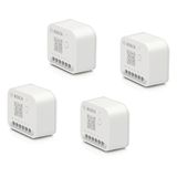Bosch Smart Home-licht-/rolluikbesturing II, voor het bedienen van de verlichting, rolluiken/jaloezieën/zonneschermen, compatibel met Amazon Alexa, Google Assistant en Apple HomeKit, set van 4 stuks