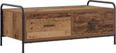 vidaXL Salontafel Oud hout 99,5 x 49 x 41 cm Bewerkt hout