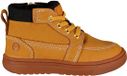 Timberland Lisbon Street Mid Lace Up With Zip Chaussures pour tout-petits EU 22 Enfants Blé Nubuck Cuir/Caoutchouc Unisexe