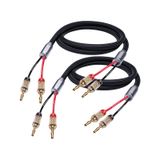 OEHLBACH D1C110614 audio kabel 3,5 m 2 x Banaan Zwart