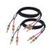 OEHLBACH D1C110614 audio kabel 3,5 m 2 x Banaan Zwart