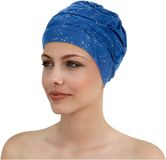 Fashy Bonnet de bain avec strass - Bleu