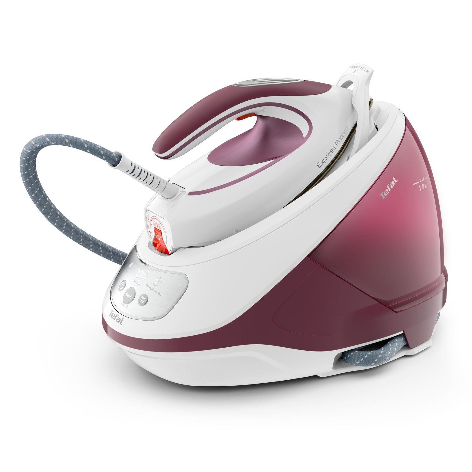 Tefal Express Protect SV9201 - Stoomgenerator - 2800W - 7.5 bar - 520 g/min - Paars/Wit
