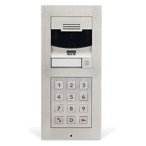2N IP Verso 2.0 Video Intercom Main unit, nickel