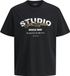 JACK&JONES JJYUKI TEE SS CREW NECK BF Heren T-shirt Zwart XL