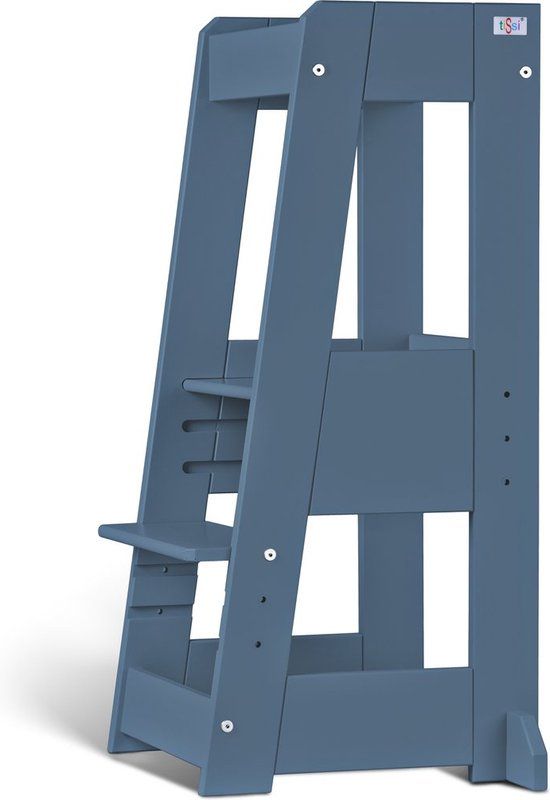 tiSsi® Leertoren Felix - Keukentoren - Blauw - Beukenhout - 1-4 jaar