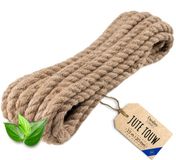 Creative Deco ALWO Sp. z o.o. Creatief Deco Jute Touw | 15 m Lengte | 20mm Dikte | Bruin