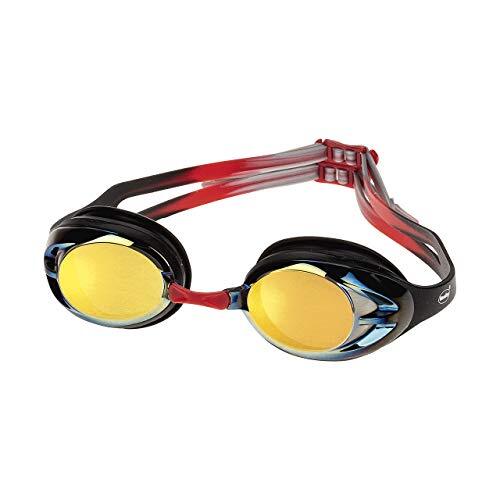 Fashy Power Mirror zwembril, zwart/goud gespiegeld, L