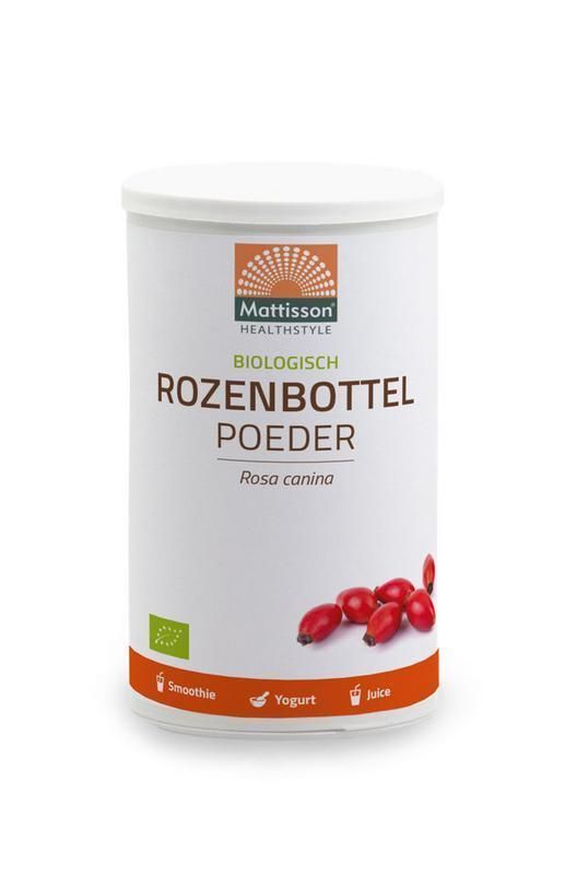 Mattisson HealthStyle Biologische Rozenbottel Poeder - 8720289190415