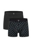 A-dam - 2P Black Trouts _ Solid Black - Boxershort - Biologisch Katoen - Onderbroek - Ondergoed - Heren - Volwassenen - Zwart