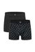 A-dam - 2P Black Trouts _ Solid Black - Boxershort - Biologisch Katoen - Onderbroek - Ondergoed - Heren - Volwassenen - Zwart