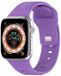 By Qubix Qubix Square siliconen band Paars Geschikt voor Apple Watch 38mm / 40mm / 41mm / 42mm