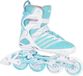 Tempish Wire 3.0 84 Patins à roulettes pour femmes - 4x84mm roues - Patins en ligne fitness - Blanc Bleu - Taille 39