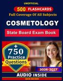 Cosmetology Licensing Exam: 750 Practice Questions, 500 Flashcards, Complete Review for Hair, Skin, Nail Technology, and Salon Professional Certification