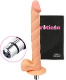 Eroticon Dildo 31cm Lang - Realistisch - 4cm Breed - Voor vaginaal en anaal gebruik - Opzetstuk voor Sex Machine - Accessoire - 3XLR opzetstuk