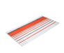 Gözze Handdoek 2-delige set, 100% katoen, 50 x 100 cm, Berlijn, strepen, oranje/antraciet, 102-1122-A4