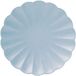 Ciao - Composteerbare FSC kartonnen borden, pastelblauw, 23 cm, 8 stuks