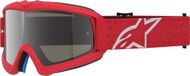 Alpinestars Vision Vesta Mirror Jeugd Motocross-bril Rood/Wit