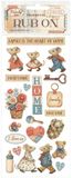 Stamperia - Family Rub-On 8,33x2,36 Inch Home (DFLRB217)