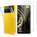 Phonillico® Case for Xiaomi Poco M3 and 2 Tempered Glass Screen Protectors