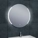 Wiesbaden Rond - Badkamerspiegel - 80x80cm - LED - Verwarming - Anti Condens - Zilver