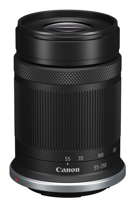 Canon RF-S 55-210mm F5-7.1 IS STM Telephoto Zoom Lens - Black