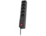 Lestar ZX 510 - Stroomverdeler - 1,5m Kabel - 5 Stopcontacten - Zwart