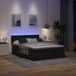 Maison Exclusive - Cadre de lit ottoman avec matelas, noir, 140x190 cm, velours