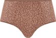 Chantelle Easy Feel Norah High Waist Slip Wild Brown Maat 44
