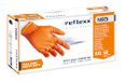 Reflexx 85/XXL Powder Free Orange Nitrile Gloves Full Grip Heavy Duty – g 8.4 (M), size XXL