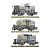 Fleischmann 6660152 N Lot de 3 chariots de chaudière DR, Ep. IV, Minol