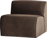 WOOOD Mojo Base 1-zits Bank - Velvet - Bruin - 74x84x97