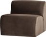 WOOOD Mojo Base 1-zits Bank - Velvet - Bruin - 74x84x97