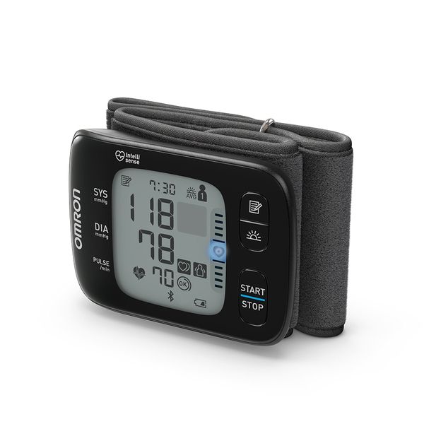 Omron RS7 Intelli IT Pols Bloeddrukmeter - Zwart - 2 Gebruikers - Bluetooth - Pols - Automatisch