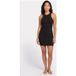 ARKET Nahara Co Rib Dress Noir Taille : S