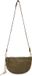FREDsBRUDER Leren schoudertas Velvet Wild Crossbag Khaki olijfgroen
