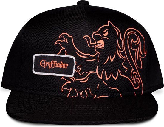 Harry Potter - Wizards Unite - Gryffindor Snapback Pet - Zwart - One size