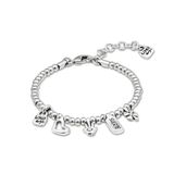 UNOde50 Armband Geef me 5, 5.8 - 6.5 inches, Sterling Zilver