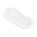 keeeper maria Babybadje met ergonomische vorm en stop, Pure, van 0 tot ca. 12 maanden, 84 x 49 x 29 cm, wit