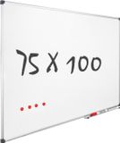 Vivol IVOL Whiteboard 75x100 cm - Magnetisch - Gelakt staal - Met montagemateriaal