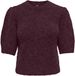 Only Trui Onlnellie Ss O-neck Knt Nca 15380526 Winetasting/melange Dames Maat - M